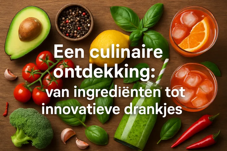Een culinaire ontdekking: van ingrediënten tot innovatieve drankjes